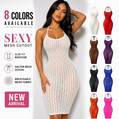 See through halter - see,