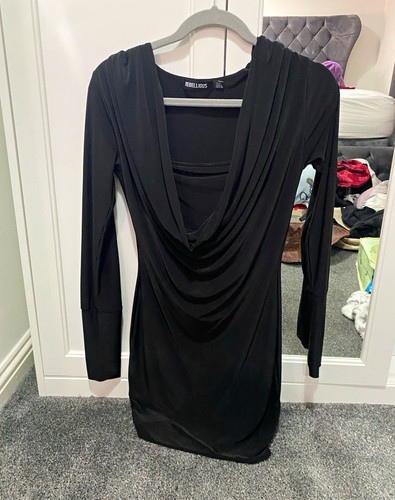 Rebellious black bodycon mini - rebellious,