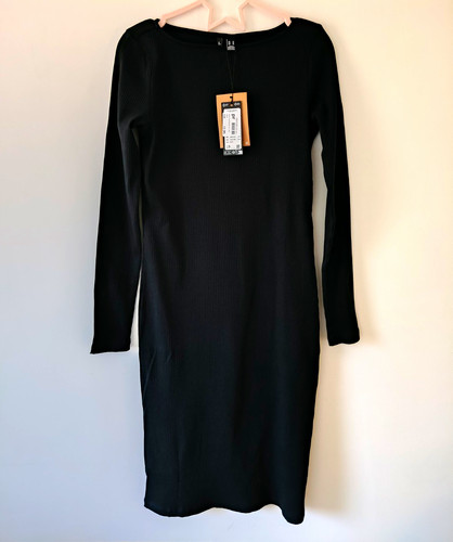 Vero moda black ribbed - moda,