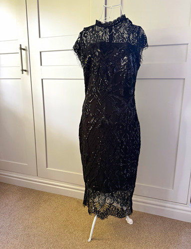 Lipsy black lace - black,