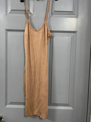 Boohoo camel ribbed - camel,