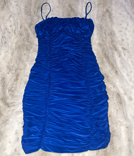 Femme luxe blue ruched - femme,