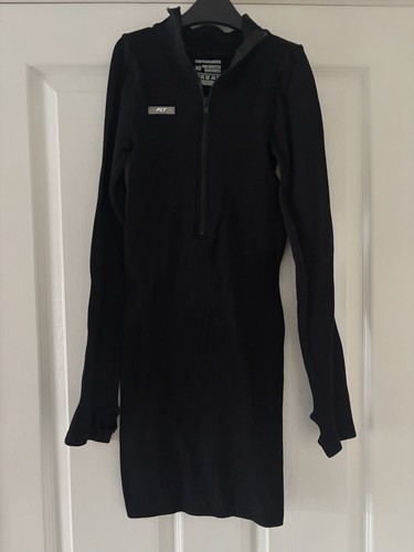 Plt black bodycon ribbed - bodycon,