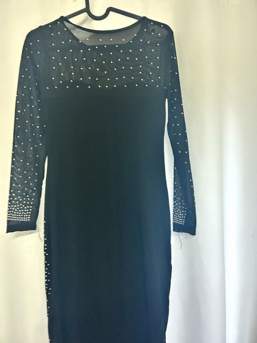 Women black bodycon - black,
