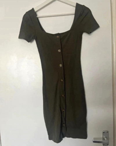 Divided green ribbed - h&m,