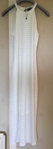 Beautiful white summer dress - white,
