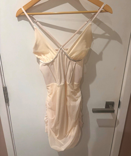 Polly ivory mesh - ivory, piece