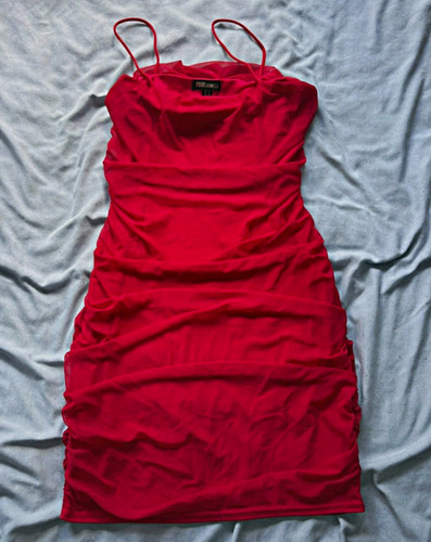 Pink vanilla red ruched - pink,