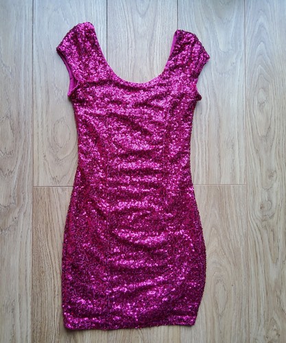 Sequin pink dress xs - xs, s
