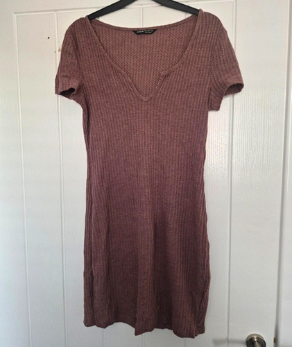 Shein women purple ribbed - purple,