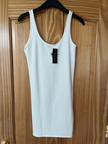 Topshop cream bodycon mini - cream,