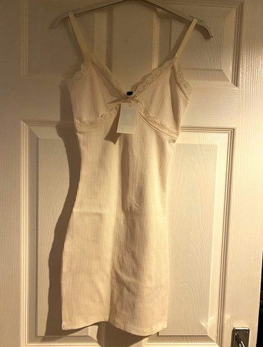 Divided cream ribbed - h&m,
