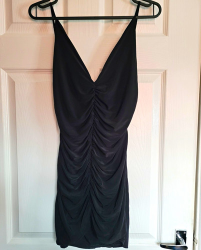 Prettylittlething black ruched - prettylittlething,