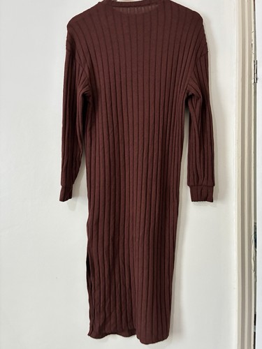 Shein brown ribbed knit - ribbed,