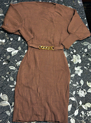 Emery rose brown knit - knit, sweater