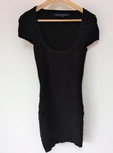 French connection black knit - black,