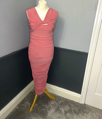 Pink club london neck - pink, v-neck