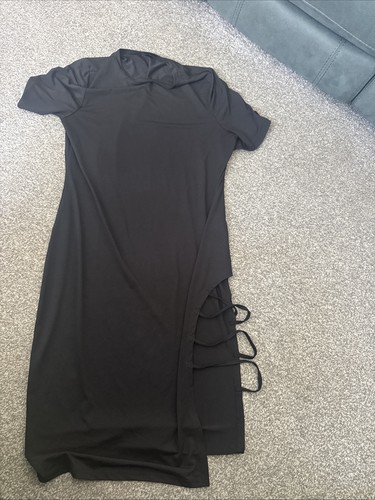 Ladies revealing black - t, shirt