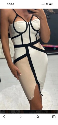 Womens colourblock bodycon - womens,