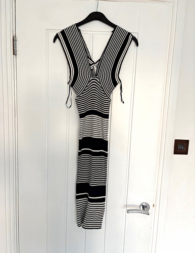 Lipsy black white striped - lipsy,