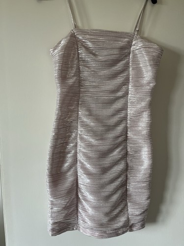Pale pink glitter ruched - pale,