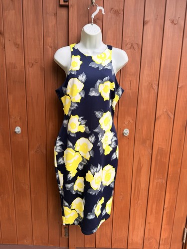 Paris navy floral scuba - paris,