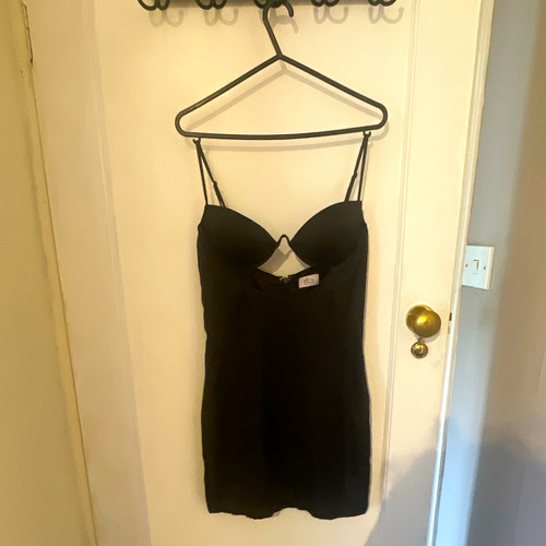 Polly black satin strappy - oh,