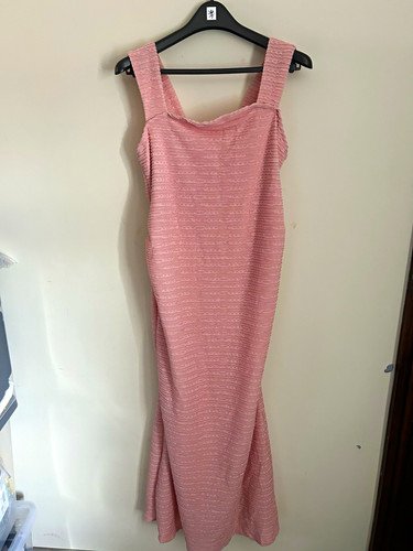 Shein pink knit polyester - shein,