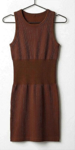 Oqq small brown - small, bodycon