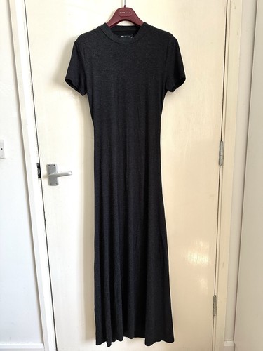 Black grey bodycon - black, maxi