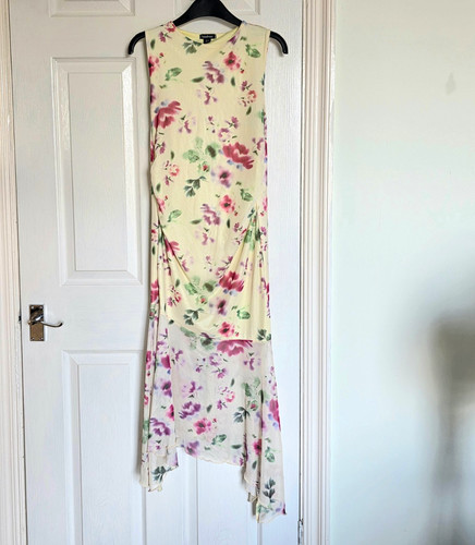Boohoo yellow floral mesh - yellow,