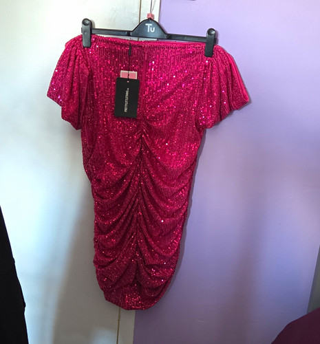 Prettylittlething pink sequin - prettylittlething,