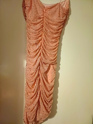 Polly pink mesh ruched - pink,