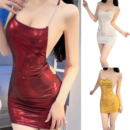 Women glossy sleeveless - uk,