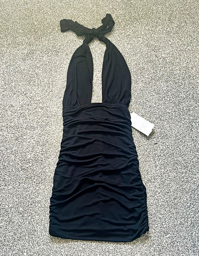 Zara women black ruched - black,