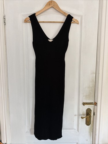 Ellsbelles black tie ribbed - black,