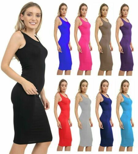 Womens sleeveless vest midi - womens,