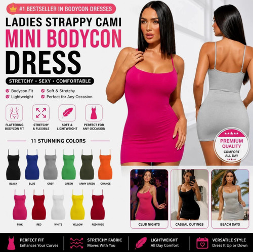Ladies strappy cami - cami, mini