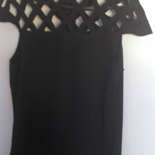 Women black bodycon mini - black,