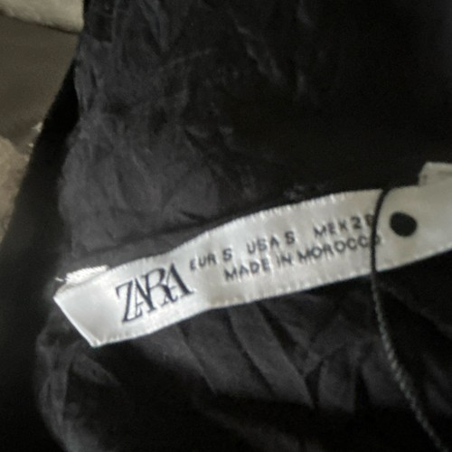 Long black dress high - high, neck